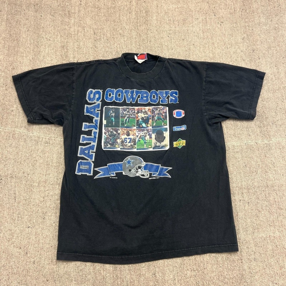 Vintage Dallas Cowboys Shirt Mens XL Black 1990s NFL USA